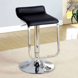 TIEGAN BAR CHAIR  BLACK CM-BR6154BK